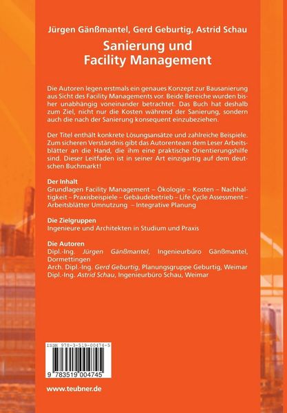 Produktbild: Sanierung und Facility Management