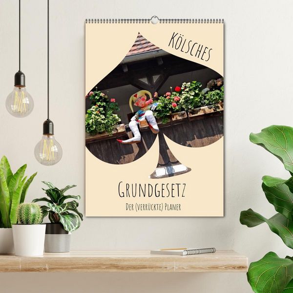 Produktbild: K&ouml;lsches Grundgesetz (Wandkalender 2026 DIN A2 hoch), CALVENDO Monatskalender