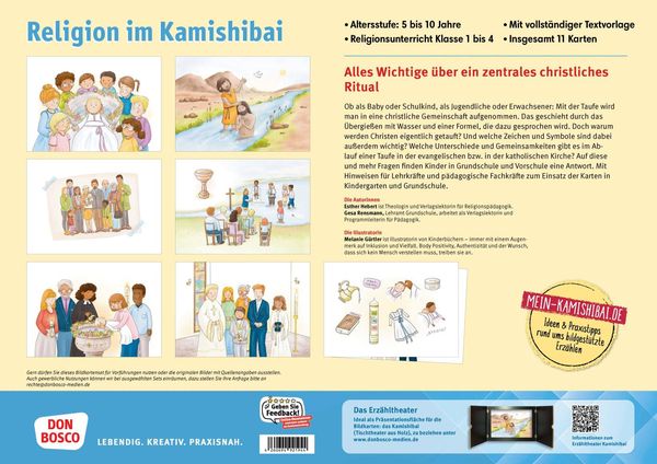 Produktbild: Was passiert bei der Taufe? Kamishibai Bildkartenset