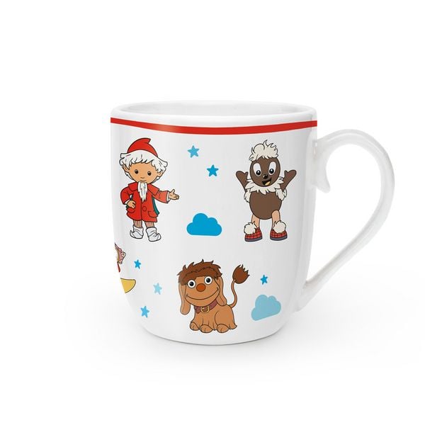 Produktbild: TR&Ouml;TSCH - Unser Sandm&auml;nnchen Kindertasse Geschenktasse aus Porzellan Sandm&auml;nnchen und Freunde