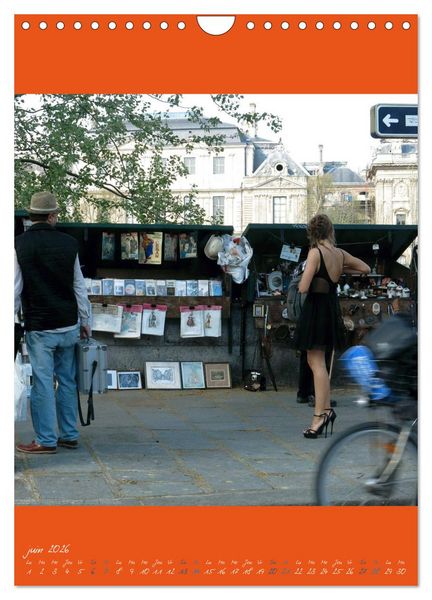 Produktbild: Paris et ses bouquinistes (Calendrier mural 2026 DIN A4 horizontal), CALVENDO calendrier mensuel