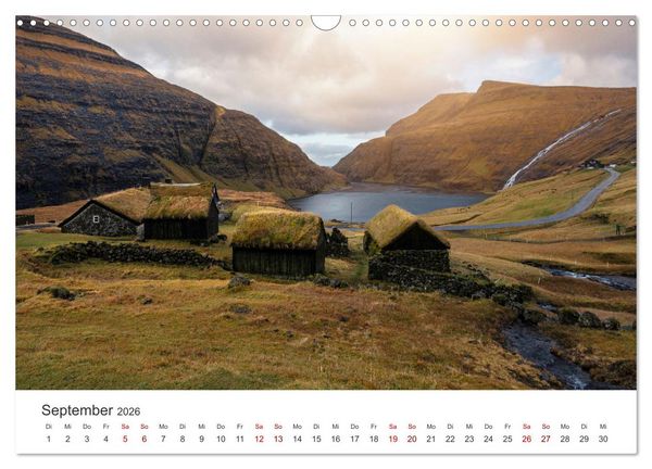 Produktbild: F&Auml;R&Ouml;ER INSELN - Herbstlichter (Wandkalender 2026 DIN A3 quer), CALVENDO Monatskalender