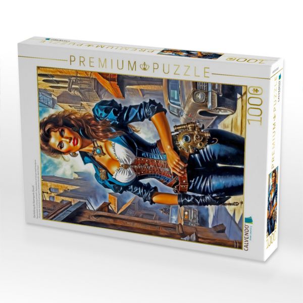 Produktbild: CALVENDO Puzzle Darstellung als Steampunk-Sheriff | 1000 Teile Lege-Gr&ouml;&szlig;e 64x48cm Foto-Puzzle f&uuml;r gl&uuml;ckliche Stunden