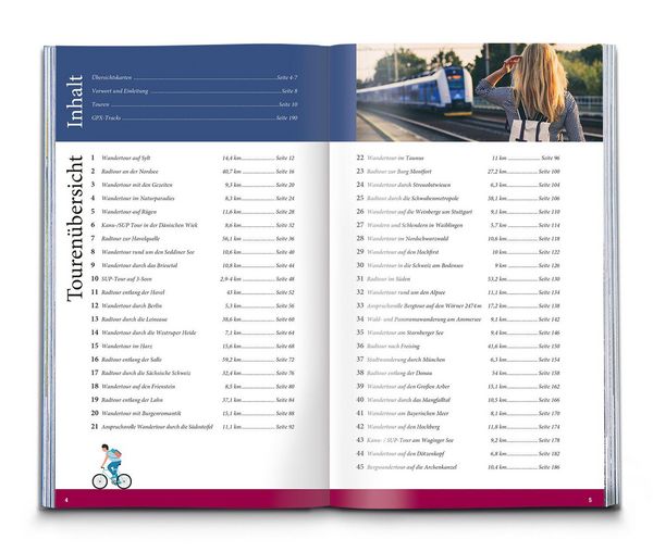 Produktbild: 45 Touren und Trips f&uuml;r das Deutschland-Ticket