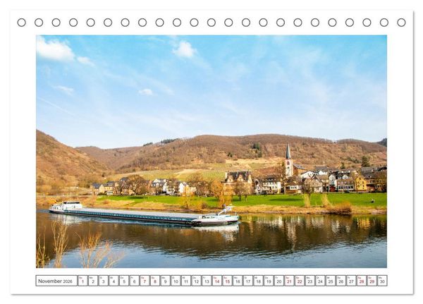 Produktbild: Die Mosel erwacht aus Ihrem Winterschlaf (Tischkalender 2026 DIN A5 quer), CALVENDO Monatskalender