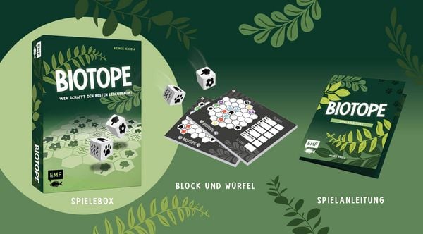 Produktbild: W&uuml;rfelspiel: Biotope &ndash; Wer schafft den besten Lebensraum?