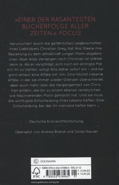 Produktbild: Gef&auml;hrliche Liebe / Fifty Shades of Grey Band 2