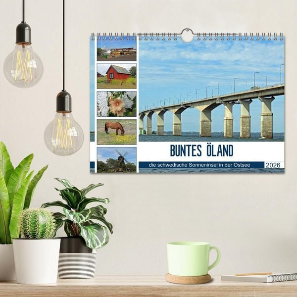 Produktbild: BUNTES &Ouml;LAND (Wandkalender 2026 DIN A4 quer), CALVENDO Monatskalender