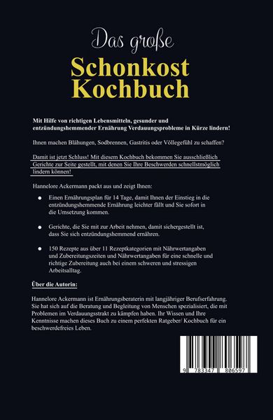 Produktbild: Das gro&szlig;e Schonkost Kochbuch! Gesunde Ern&auml;hrung f&uuml;r Magen und Darm! 1. Auflage