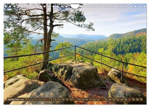 Produktbild: Die Sch&ouml;nheit der S&auml;chsischen Schweiz (Wandkalender 2026 DIN A4 quer), CALVENDO Monatskalender