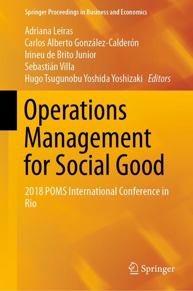 Produktbild: Operations Management for Social Good
