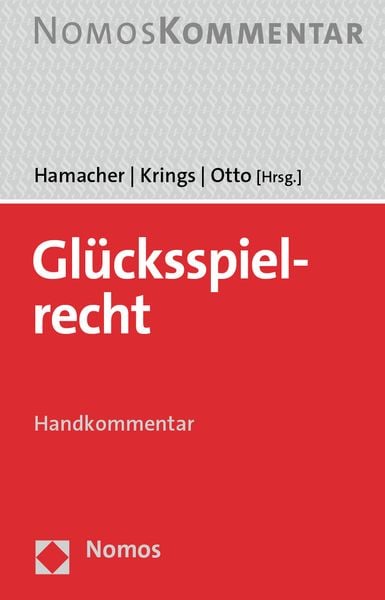 Glücksspielrecht, Gebundene Ausgabe von Matthias Beier,Jörg Bittscheidt,Marius (D Boewe, Nomos, 978-3-8487-7934-5