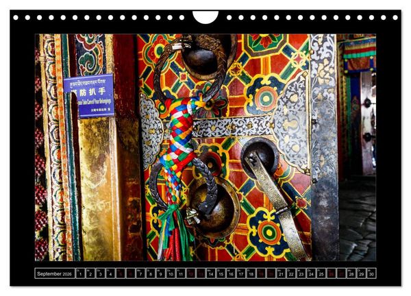 Produktbild: Eine Rundreise durch Tibet (Wandkalender 2026 DIN A4 quer), CALVENDO Monatskalender