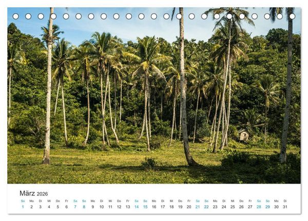 Produktbild: Philippinen - dem Paradies ganz nah (Tischkalender 2026 DIN A5 quer), CALVENDO Monatskalender