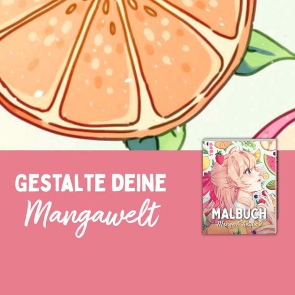 Produktbild: Malbuch Manga & Anime 2