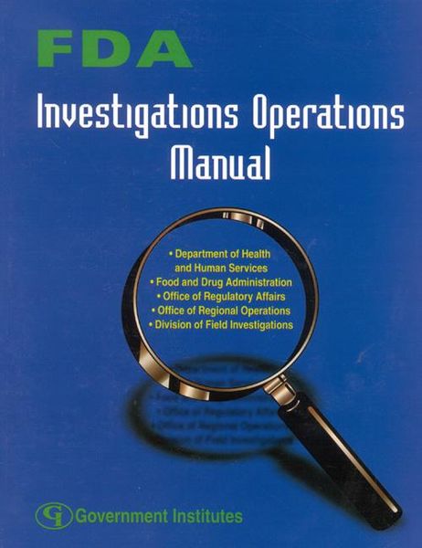 Produktbild: FDA Investigations Operations Manual