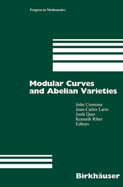 Produktbild: Modular Curves and Abelian Varieties