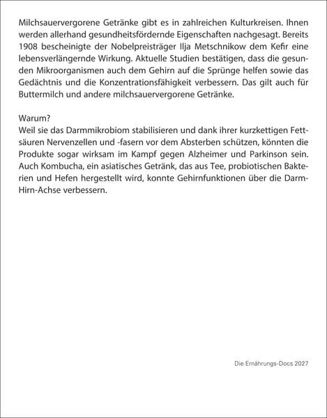 Produktbild: Die Ern&auml;hrungs-Docs - Gesund durch das Jahr Tagesabrei&szlig;kalender 2027