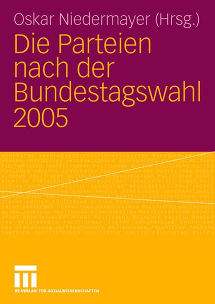 Produktbild: Die Parteien nach der Bundestagswahl 2005