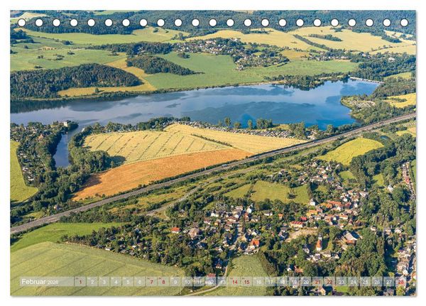 Produktbild: Vogtland - Farben einer Landschaft (Tischkalender 2026 DIN A5 quer), CALVENDO Monatskalender
