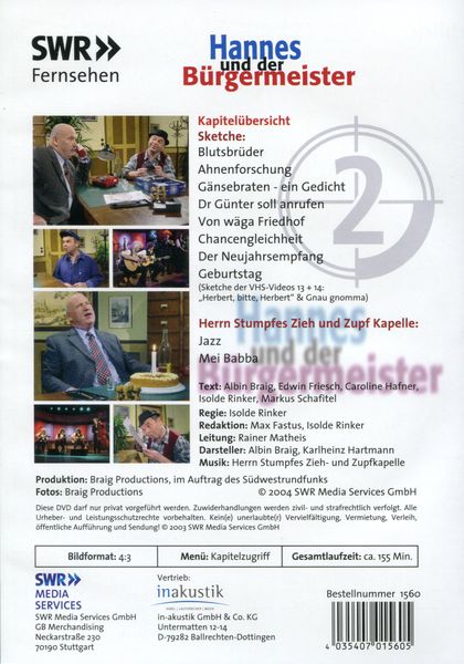 Produktbild: Hannes und der B&uuml;rgermeister - Teil 2
