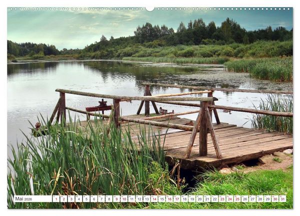 Produktbild: Das Puschkin-Dorf - Freilichtmuseum Bugrowo (Wandkalender 2026 DIN A2 quer), CALVENDO Monatskalender