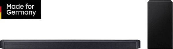 Produktbild: Samsung Q-Serie HW-Q610GF 3.1.2 Soundbar Schwarz Bluetooth&reg;, Dolby Atmos&reg;, inkl. kabellosem Subwoofer, Wandbefestigung, WLAN