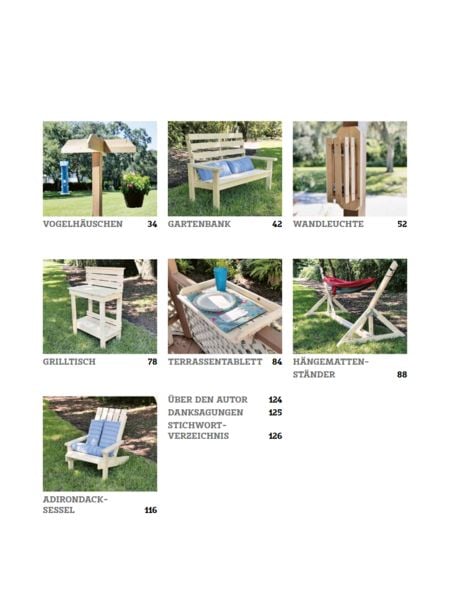 Produktbild: Gartenm&ouml;bel aus Holz