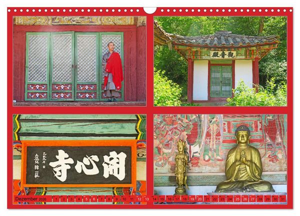 Produktbild: NORDKOREA - SCH&Ouml;NES UNGEW&Ouml;HNLICHES FARBIGES FREUNDLICHES (Wandkalender 2026 DIN A3 quer), CALVENDO Monatskalender