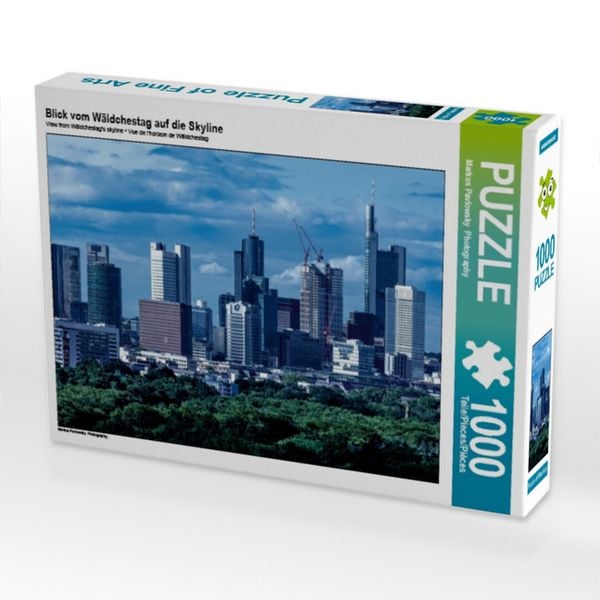 Produktbild: CALVENDO Puzzle Blick vom W&auml;ldchestag auf die Skyline 1000 Teile Puzzle quer | 1000 Teile Lege-Gr&ouml;&szlig;e 64 &times; 48 cm Foto-Puzzle f&uuml;r gl&uuml;ckliche Stunden