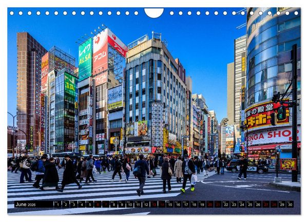 Produktbild: Japan - between tradition and modernity (Wall Calendar 2026 DIN A4 landscape), CALVENDO 12 Month Wall Calendar