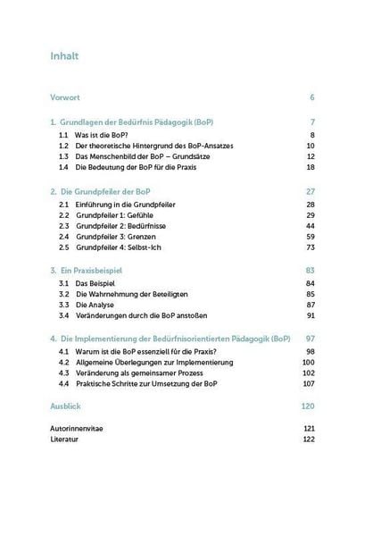 Produktbild: Bed&uuml;rfnisorientierte P&auml;dagogik (BoP) verstehen, einordnen, anwenden