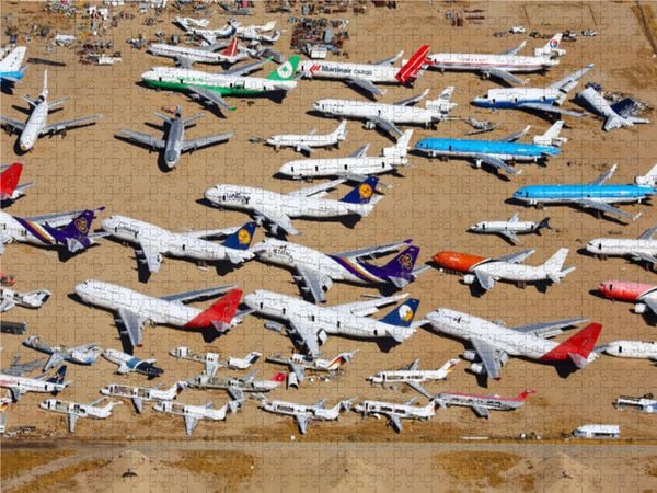 Produktbild: CALVENDO Puzzle Mojave Air- & Spaceport - KMHV/MHV | 1000 Teile Lege-Gr&ouml;&szlig;e 64x48cm Foto-Puzzle f&uuml;r gl&uuml;ckliche Stunden