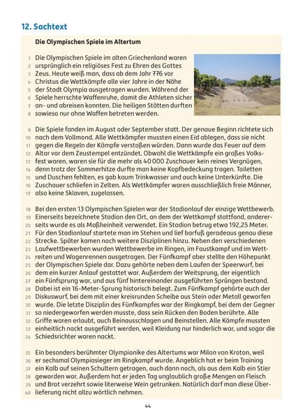 Produktbild: &Uuml;bungsheft mit Lesetests in Deutsch 4. Klasse