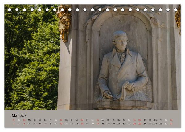 Produktbild: Gro&szlig;er Tiergarten Berlin - Von Dichtern und Komponisten (Tischkalender 2026 DIN A5 quer), CALVENDO Monatskalender