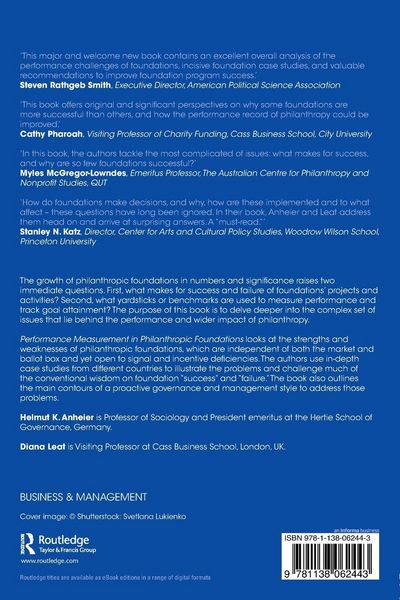 Produktbild: Performance Measurement in Philanthropic Foundations