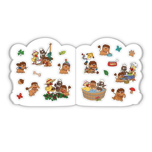 Produktbild: TR&Ouml;TSCH - Unser Sandm&auml;nnchen Moppi Mini-Malbuch mit Stickern| Ab 3 Jahren