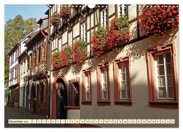 Produktbild: Neustadt an der Weinsta&szlig;e - Fachwerk, Wein und gem&uuml;tliche Gassen (Wandkalender 2026 DIN A3 quer), CALVENDO Monatskalender