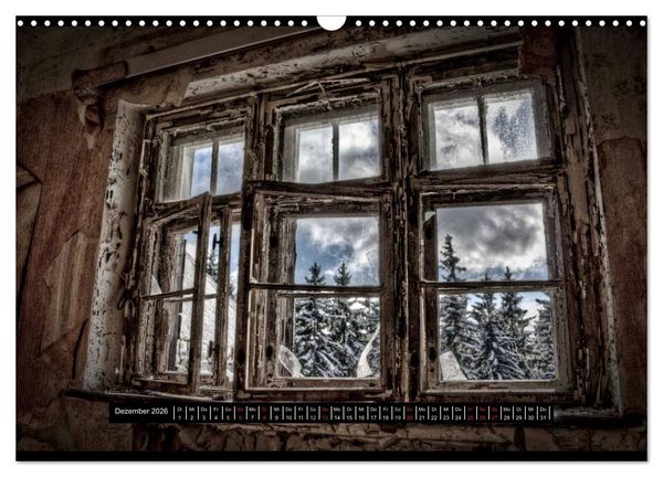 Produktbild: Lost Places, Vergessene Orte / AT-Version (Wandkalender 2026 DIN A3 quer), CALVENDO Monatskalender