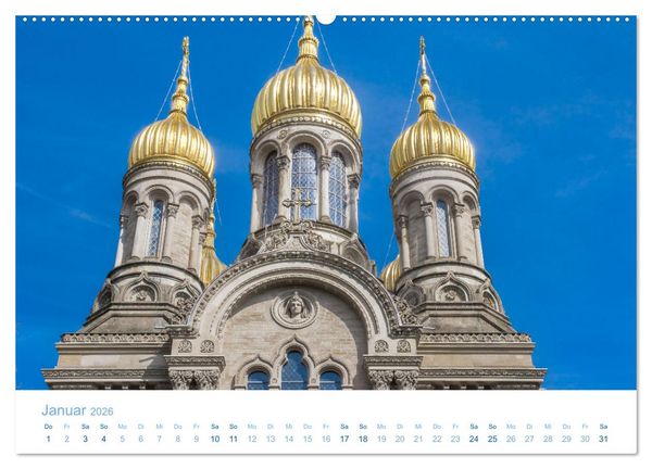 Produktbild: Daheim in Wiesbaden (Wandkalender 2026 DIN A2 quer), CALVENDO Monatskalender