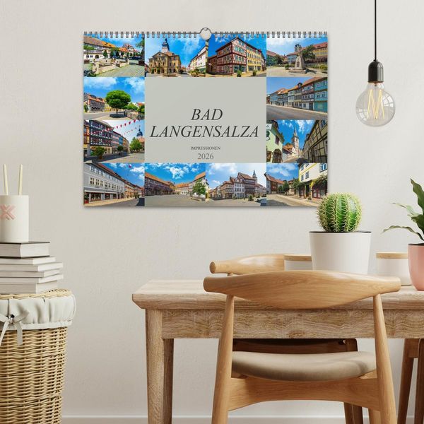Produktbild: Bad Langensalza Impressionen (Wandkalender 2026 DIN A3 quer), CALVENDO Monatskalender