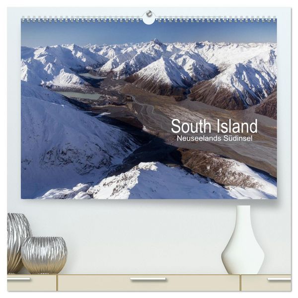 Produktbild: South Island - Neuseelands S&uuml;dinsel (hochwertiger Premium Wandkalender 2026 DIN A2 quer), Kunstdruck in Hochglanz