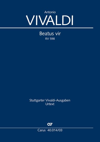 Produktbild: Beatus vir (Klavierauszug)