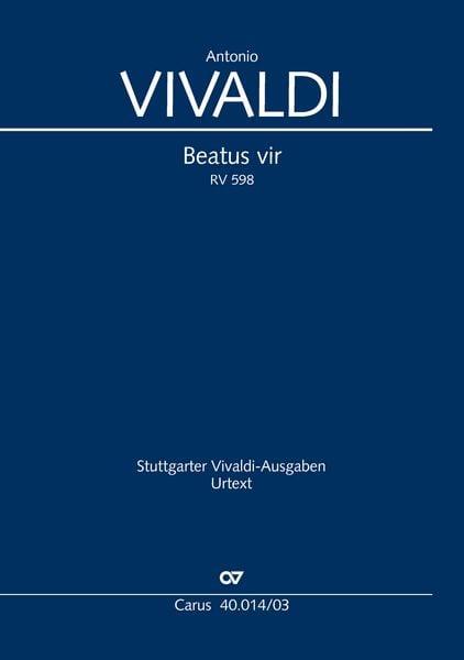 Produktbild: Beatus vir (Klavierauszug)