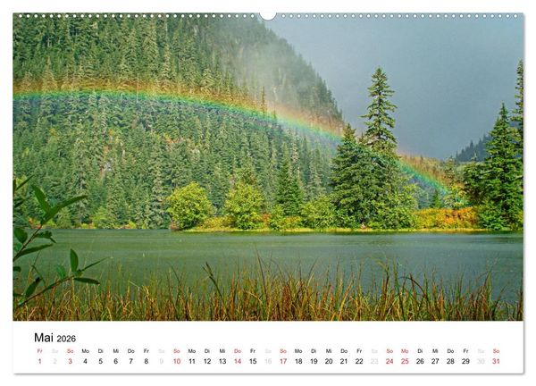 Produktbild: Kanadische Landschaften 2026 (hochwertiger Premium Wandkalender 2026 DIN A2 quer), Kunstdruck in Hochglanz