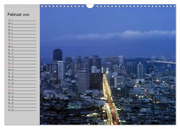 Produktbild: Kalifornien. Die goldene Westk&uuml;ste (Wandkalender 2026 DIN A3 quer), CALVENDO Monatskalender