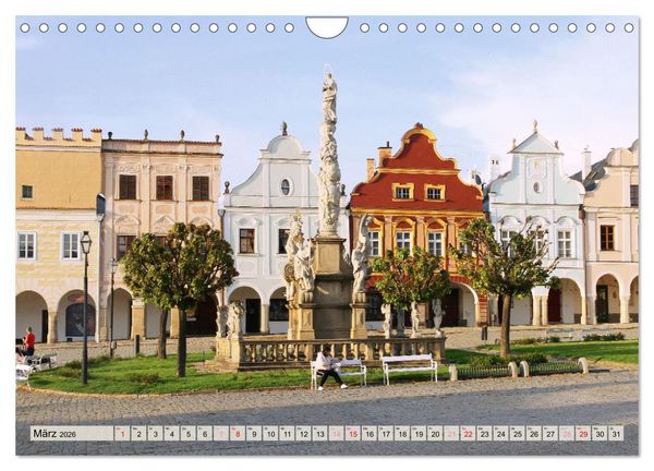 Produktbild: Bezauberndes Telc in Tschechien (Wandkalender 2026 DIN A4 quer), CALVENDO Monatskalender