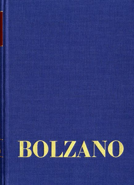 Produktbild: Bernard Bolzano Gesamtausgabe / Reihe II: Nachla&szlig;. A. Nachgelassene Schriften. Band 20,1: Erbauungsreden der Studienjahre 1812/1813. Erster Teil