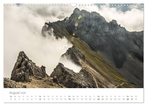 Produktbild: Berge - Die Sch&ouml;nheit der Alpen (Wandkalender 2026 DIN A3 quer), CALVENDO Monatskalender