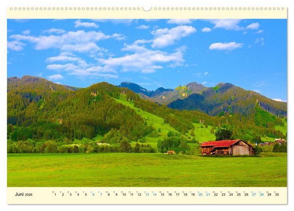 Produktbild: Beschauliches Bayern (hochwertiger Premium Wandkalender 2026 DIN A2 quer), Kunstdruck in Hochglanz